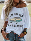 Women Casual Fashion Slogan T-shirt