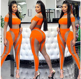 (S-XXL) 💋 Sexy Night Out Mesh See-through Long-sleeved Jumpsuit